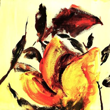 Les Fleurs, Kiss the Petals Within Life - 10x10  