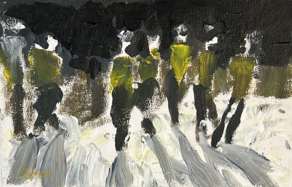 abstract of dancers on stage